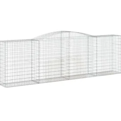 Cestas De Gaviones 25 Uds Forma De Arco Hierro 400x50x120/140cm