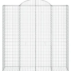 Cestas De Gaviones 3 Uds Forma De Arco Hierro 200x50x200/220 Cm