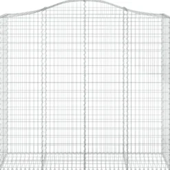 Cestas De Gaviones 4 Uds Forma De Arco Hierro 200x50x180/200 Cm
