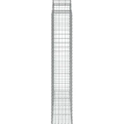 Cestas De Gaviones 14 Uds Forma De Arco Hierro 200x50x220/240cm