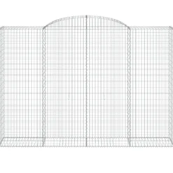 Cestas De Gaviones 10 Uds Forma De Arco Hierro 300x50x200/220cm