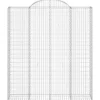 Cestas De Gaviones 20 Uds Forma De Arco Hierro 200x50x220/240cm