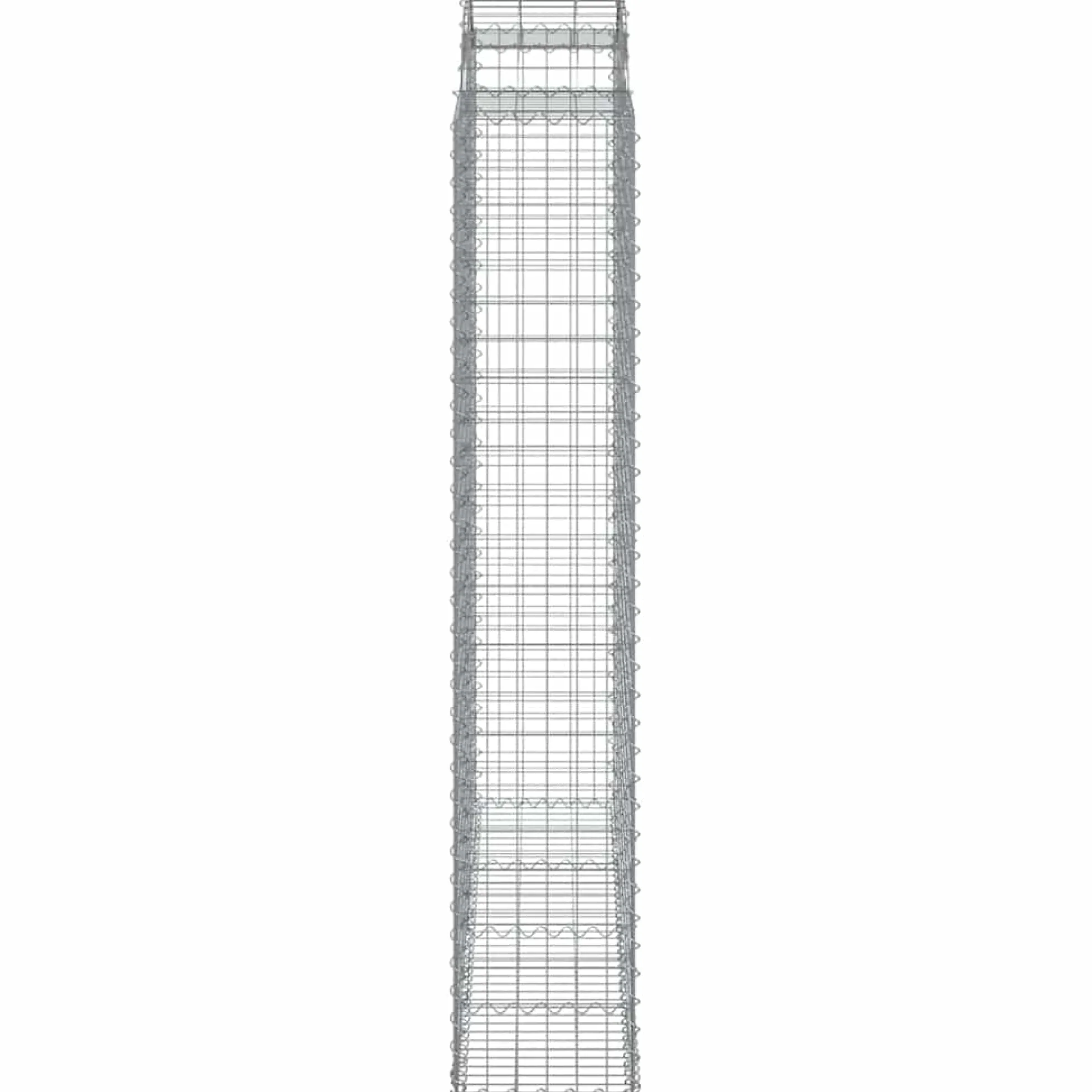 Cestas De Gaviones 20 Uds Forma De Arco Hierro 200x50x220/240cm