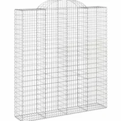 Cestas De Gaviones 20 Uds Forma De Arco Hierro 200x50x220/240cm