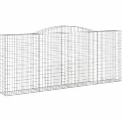 Cestas De Gaviones 25 Uds Forma De Arco Hierro 400x50x160/180cm