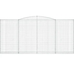 Cestas De Gaviones 10 Uds Forma De Arco Hierro 400x30x180/200cm