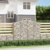 Cestas Gaviones 12 Uds Forma De Arco Hierro 200x50x160/180 Cm