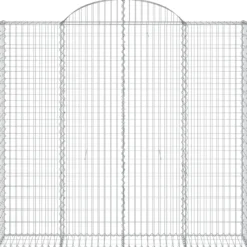 Cestas Gaviones 11 Uds Forma De Arco Hierro 200x50x180/200 Cm