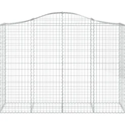 Cestas Gaviones 13 Uds Forma De Arco Hierro 200x50x140/160 Cm