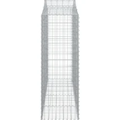 Cestas Gaviones 13 Uds Forma De Arco Hierro 200x50x140/160 Cm