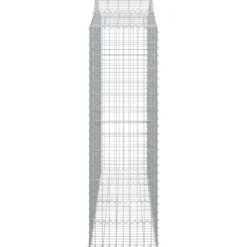 Cestas Gaviones 20 Uds Forma De Arco Hierro 200x50x160/180 Cm