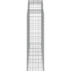 Cestas Gaviones 18 Uds Forma De Arco Hierro 200x50x140/160 Cm