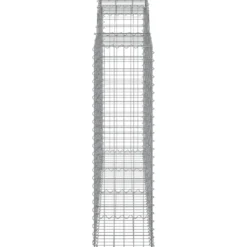 Cestas Gaviones 11 Uds Forma De Arco Hierro 200x50x140/160 Cm