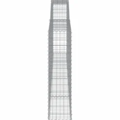 Cestas Gaviones 10 Uds Forma De Arco Hierro 400x30x120/140 Cm