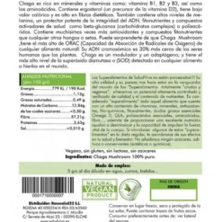 Chaga mushroom 100 g, Salud Viva