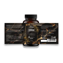 Chaga Zhongyi Vecos 100 Cápsulas | Antioxidante Y Defensa Celular | 500 Mg Con 30% Betaglucanos