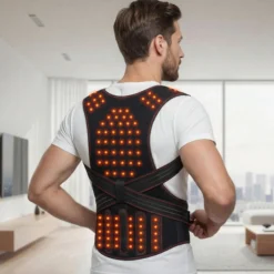 Chaleco De Soporte Dorsal Con Calor, Faja Lumbar – 111 Imanes Y Turmalina, Soporte