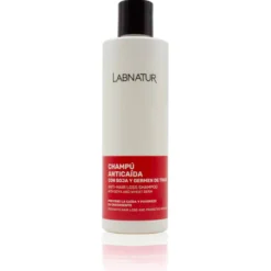 Champú Anticaída con Soja y Germen de Trigo Labnatur 250 ml | Fortalece | Cabello Débil y Fino | Vegano