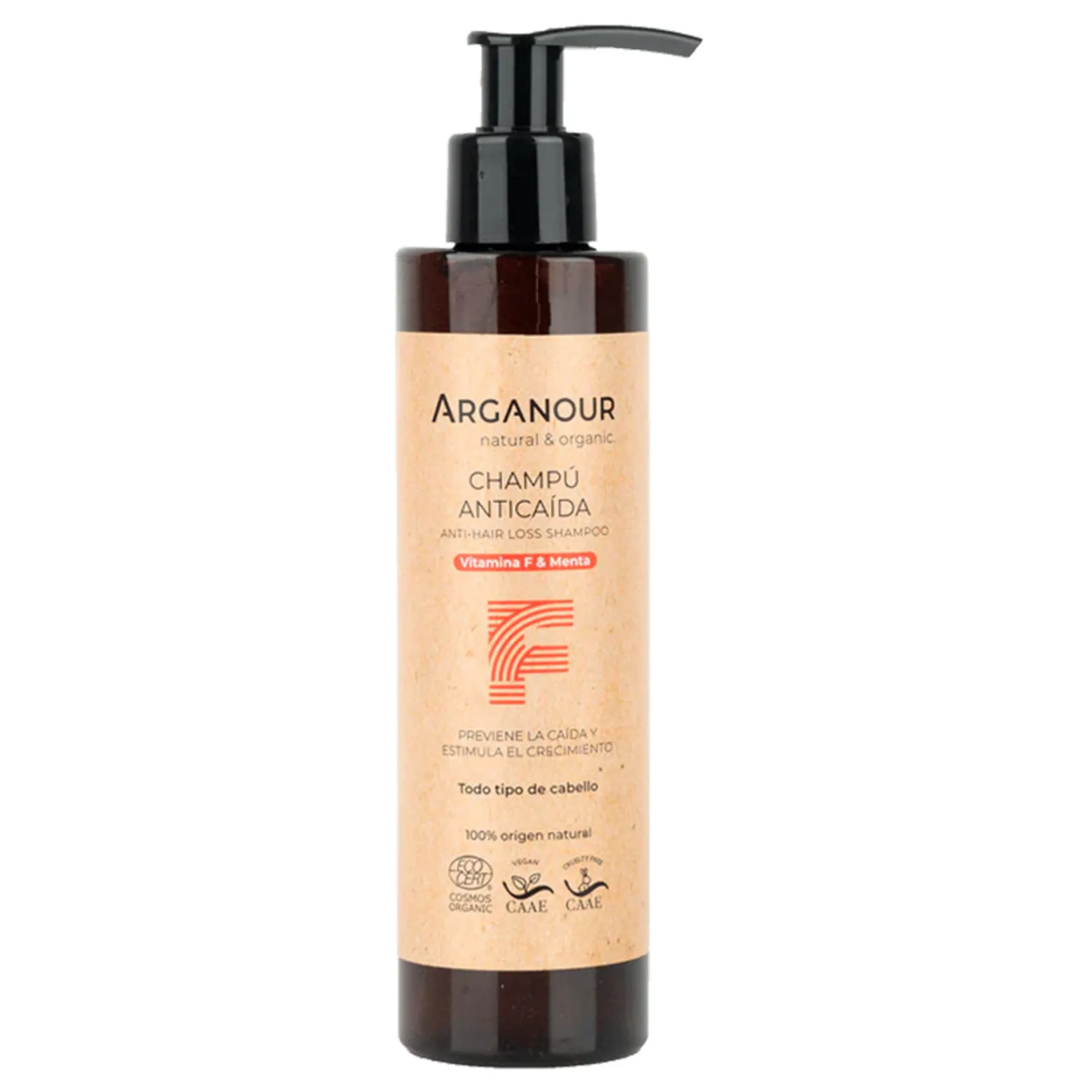 Champú anticaída sin sulfatos, Arganour, 200ml