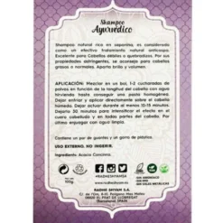 Champú Ayurvédico Shikakai Radhe Shyam 100 g