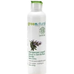 Champú cabello graso y caspa con salvia y ortigaGreenatural 250 ml