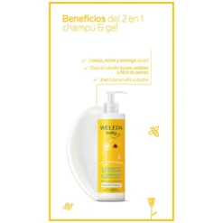 Champú & Gel de ducha Caléndula Weleda 400ml