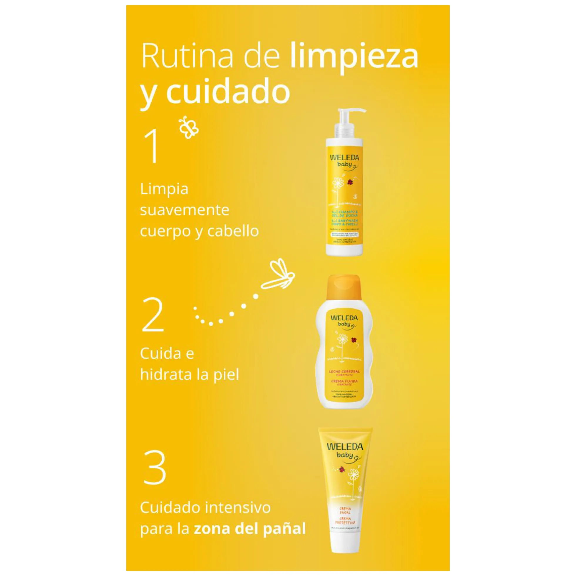 Champú & Gel de ducha Caléndula Weleda 400ml