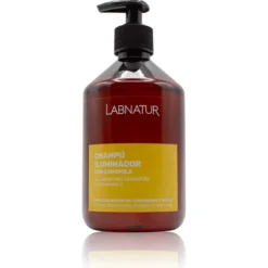 Champú Iluminador con Camomila Labnatur 500 ml | Cabello Rubio y con Mechas | Brillo y Reflejos Naturales | Vegano