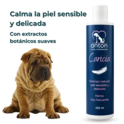 Champú natural para piel sensible de perros – 250 ml