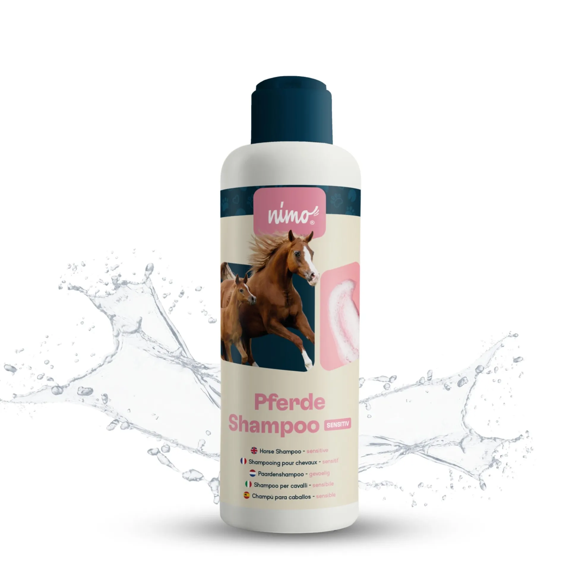 Champú Para Caballos Sensible - Nimo - 250 Ml