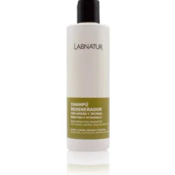 Champú Regenerador de Argán y Jojoba con Keratina Labnatur 250 ml | Nutre y Repara | Cabello Seco o Dañado