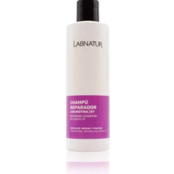 Champú Reparador con Biotina Labnatur 250 ml | Fortalece y Repara | Volumen | Cabello Débil o Quebradizo | Vegano