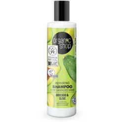 Champú Reparador para cabello dañado Aguacate y Oliva Organic Shop 280 ml