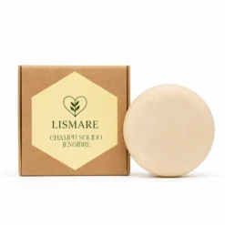 Champú sólido de Jengibre para cuero cabelludo seco, cabello débil y sin brillo- 75 g -Lismare