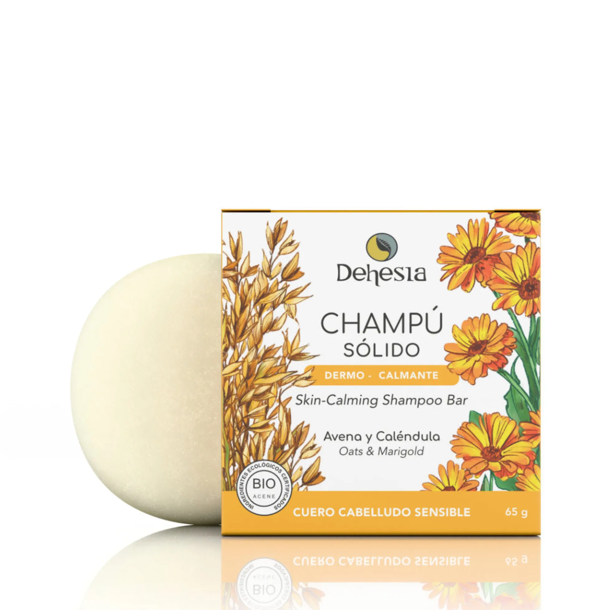 Champú Sólido Dermo-calmante Bio | Cabello Sensible, Picores
