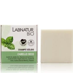 Champú Sólido para Cabello Seco Labnatur Bio 75 g | Jojoba y Karité | Hidratación y Nutrición | Vegano