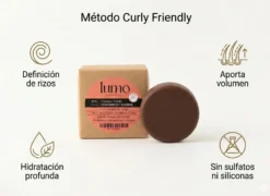 Champú Sólido Rizos 80 g | Fenogreco y Baobab | Cabello Rizado y Ondulado