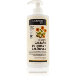 Champú Tonificante de Castaño de Indias y Caléndula Labnatur Bio 450 ml | Fortalece, Protege y Revitaliza | Vegano