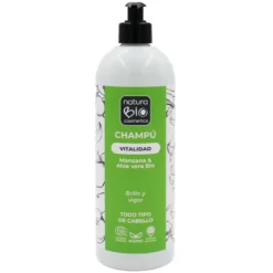 Champu Vitalidad 740 Aloe Vera & Manzana Bio, NATURABIO, 740 ml