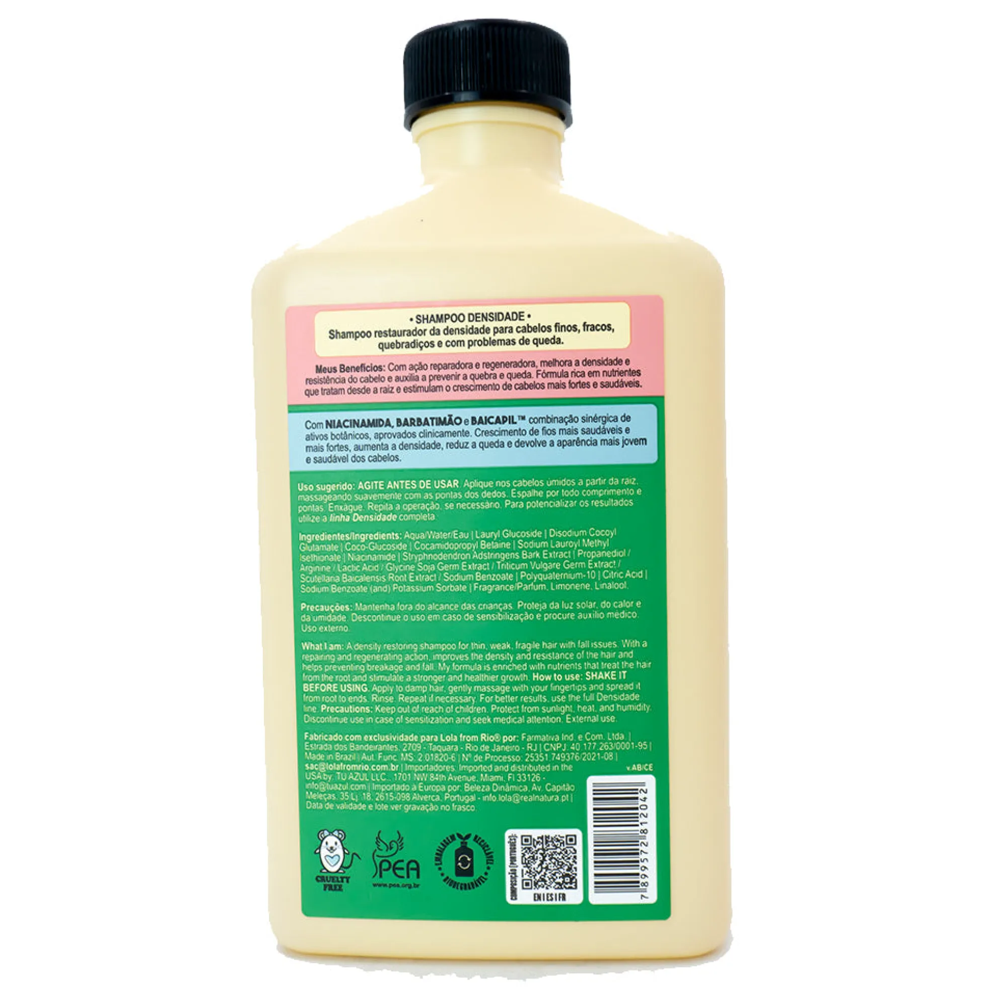 Champú Volumen Densidade Lola Cosmetics 250ml