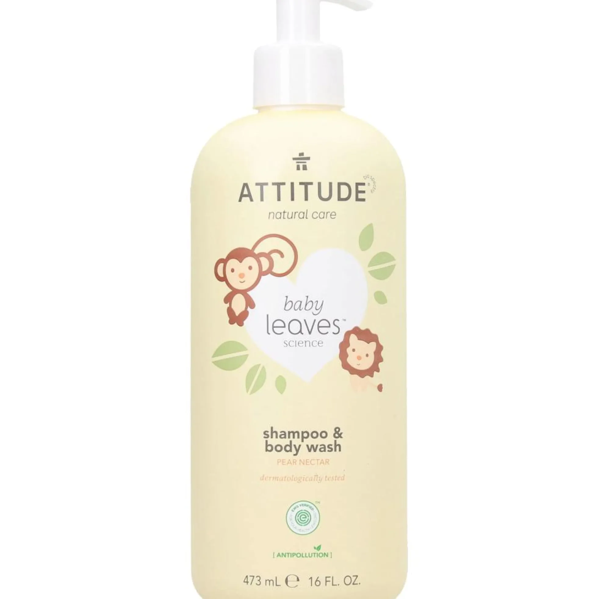 Champú y Gel bebés fragancia Nectar de Pera Attitude 473 ml