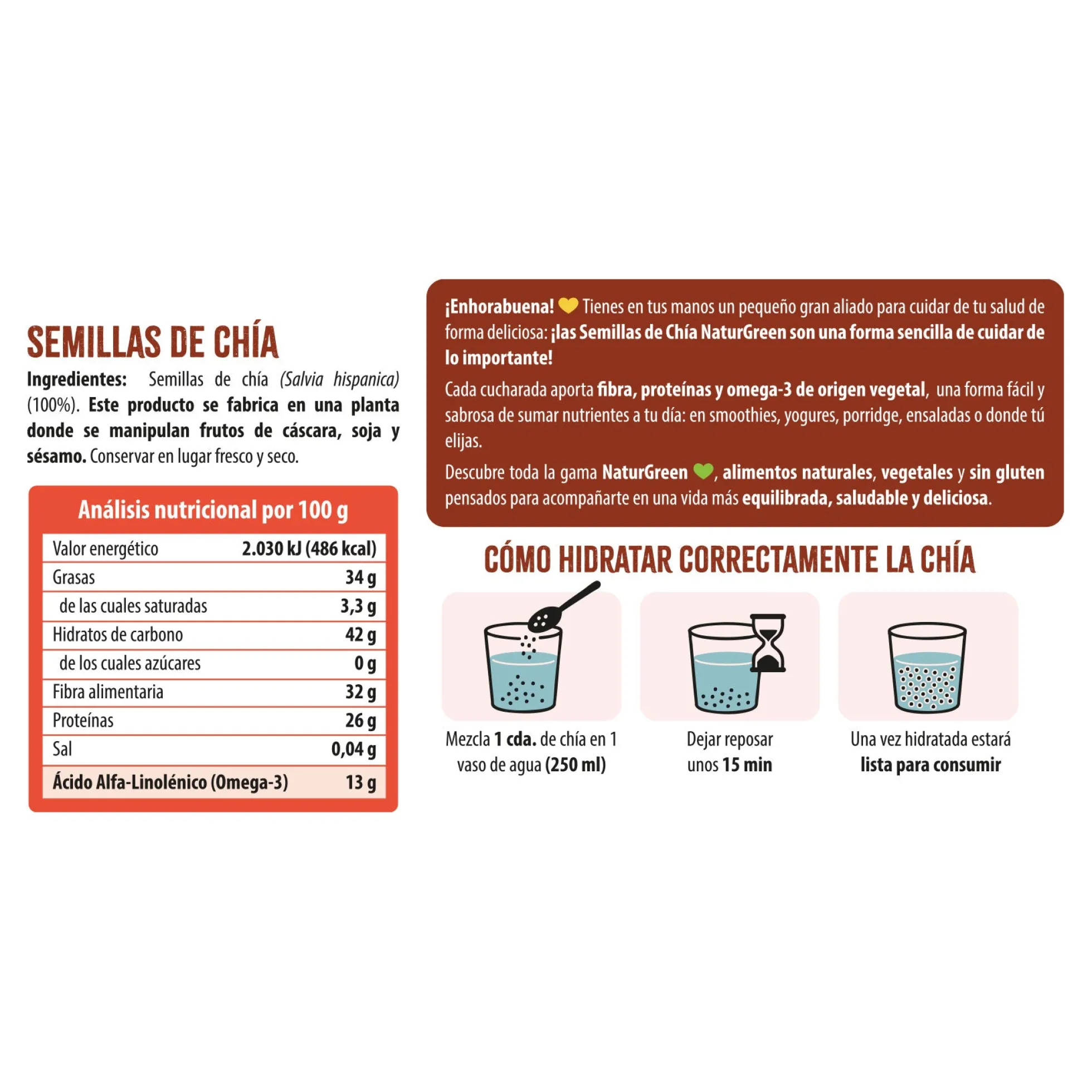 Chía NaturGreen 125 g