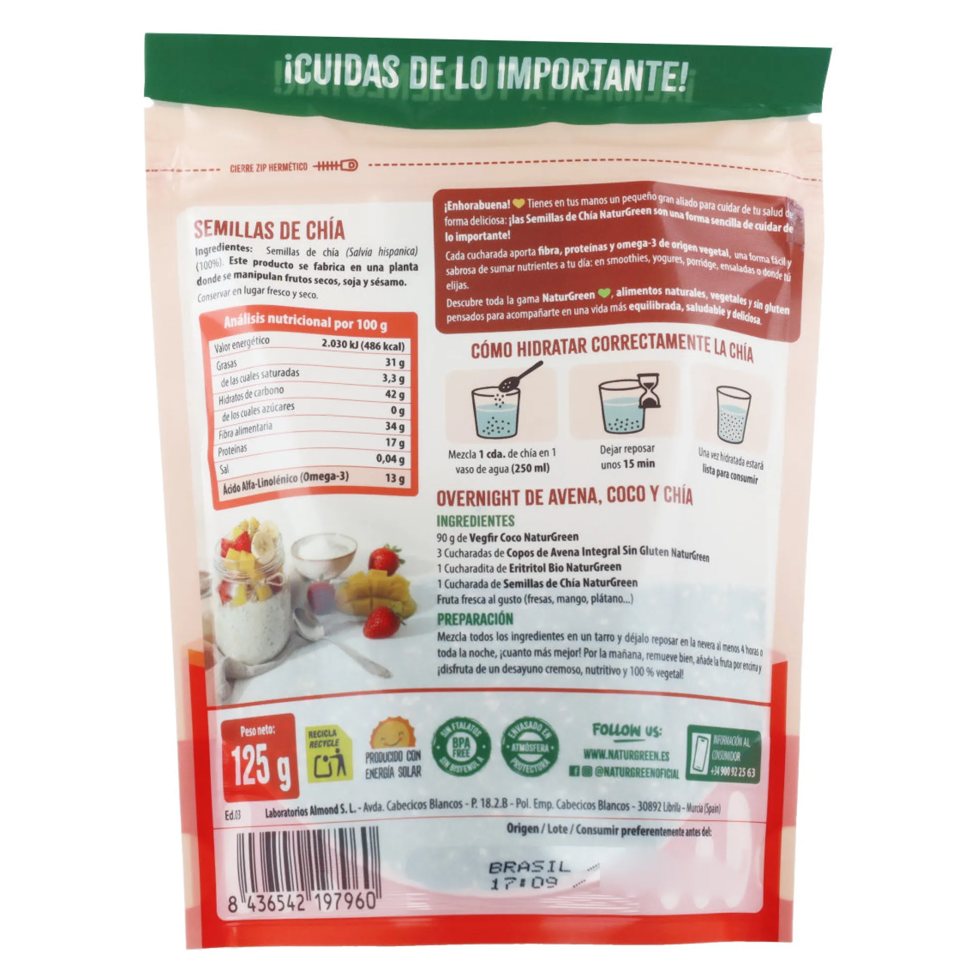 Chía NaturGreen 125 g