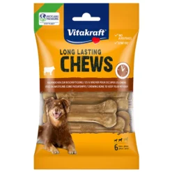 Chews intensos de hueso para perro Vitakraft 8cm, 6 piezas
