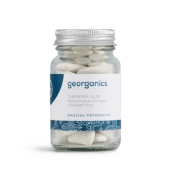 Chicle natural menta Georganics 30 unidades