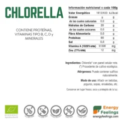 Chlorella BIO en polvo Energy Feelings 1 kg