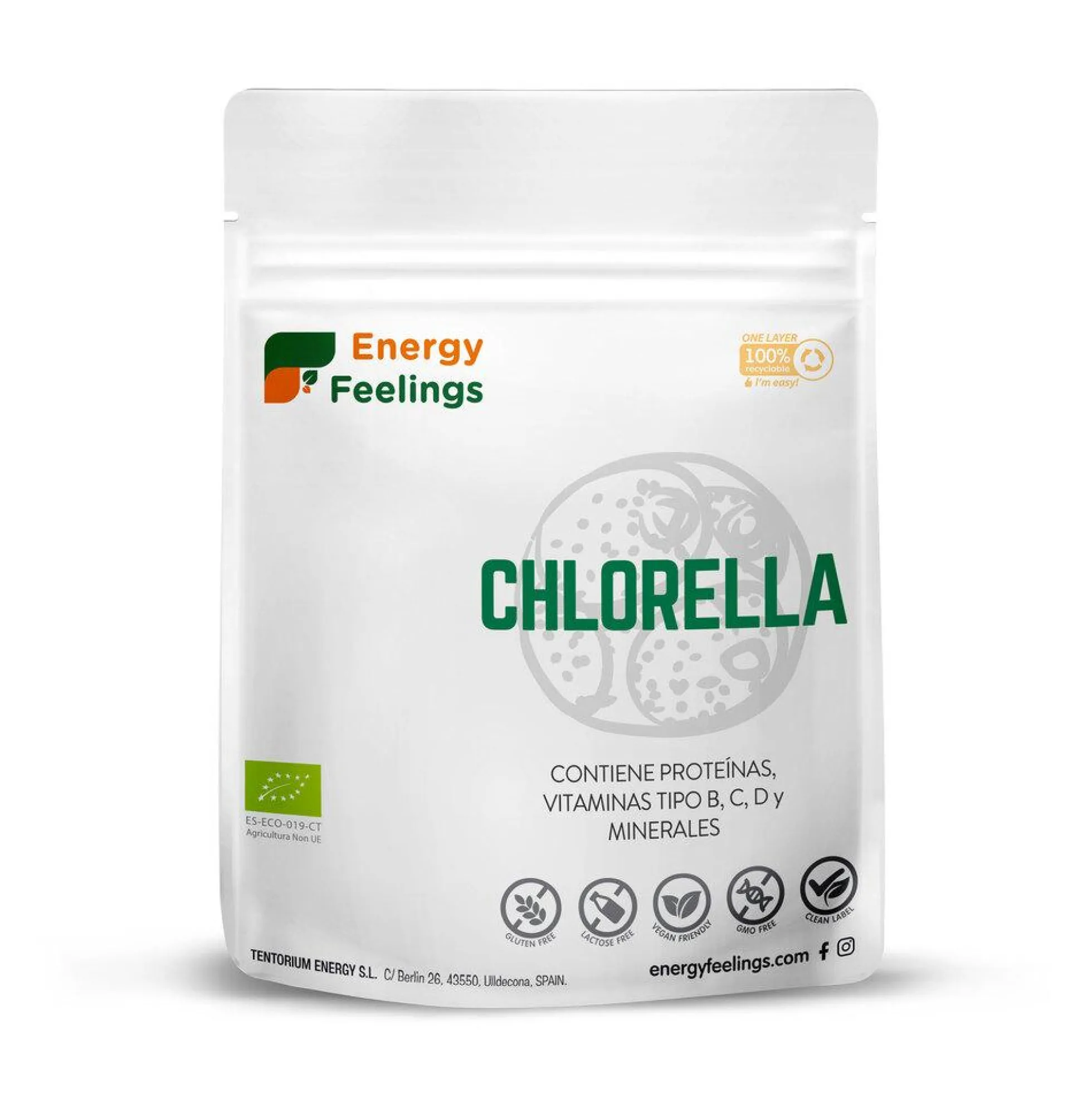Chlorella BIO en polvo Energy Feelings 1 kg