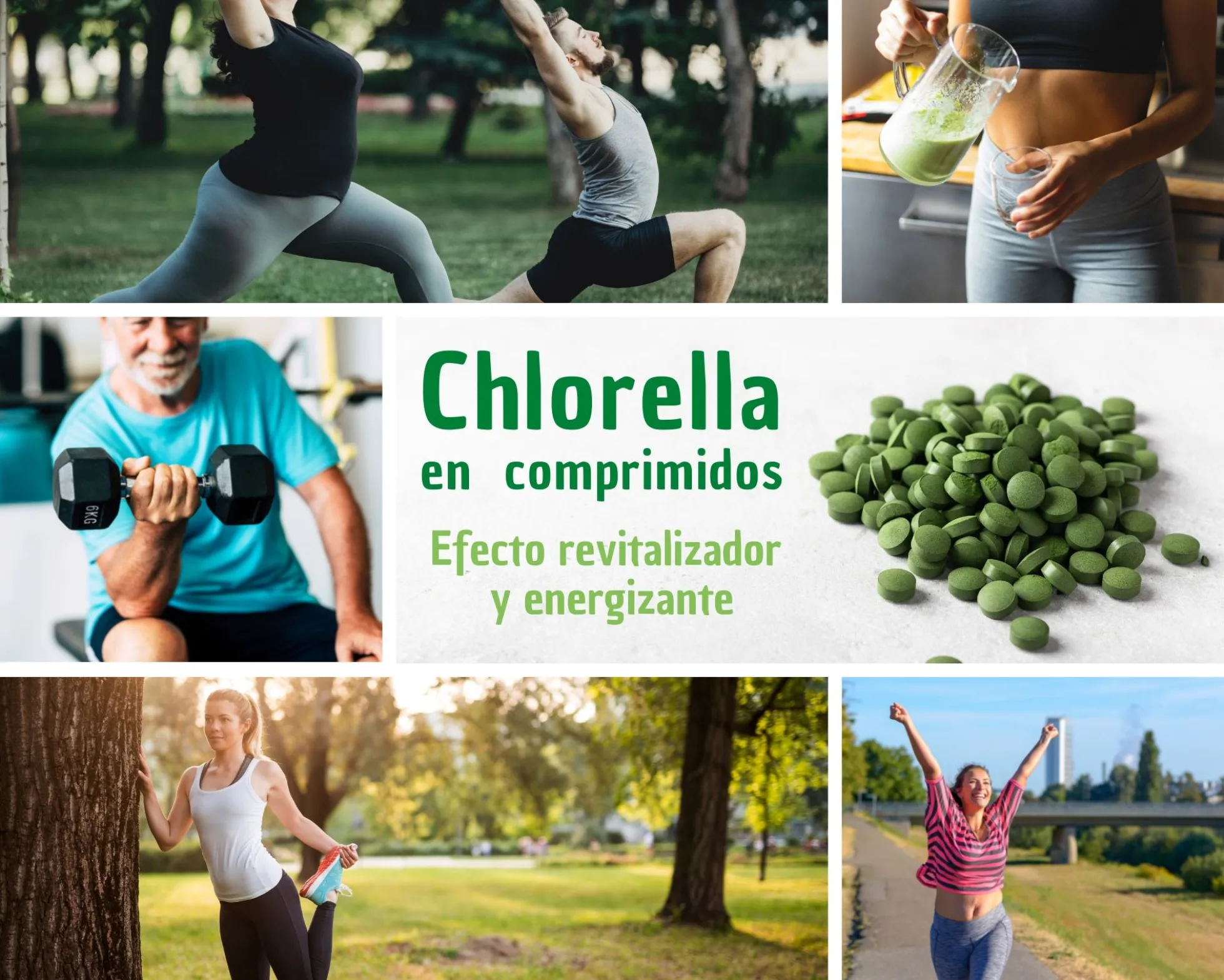 Chlorella Ecológica De Pared Celular Rota Ecospirulina 200 Comprimidos