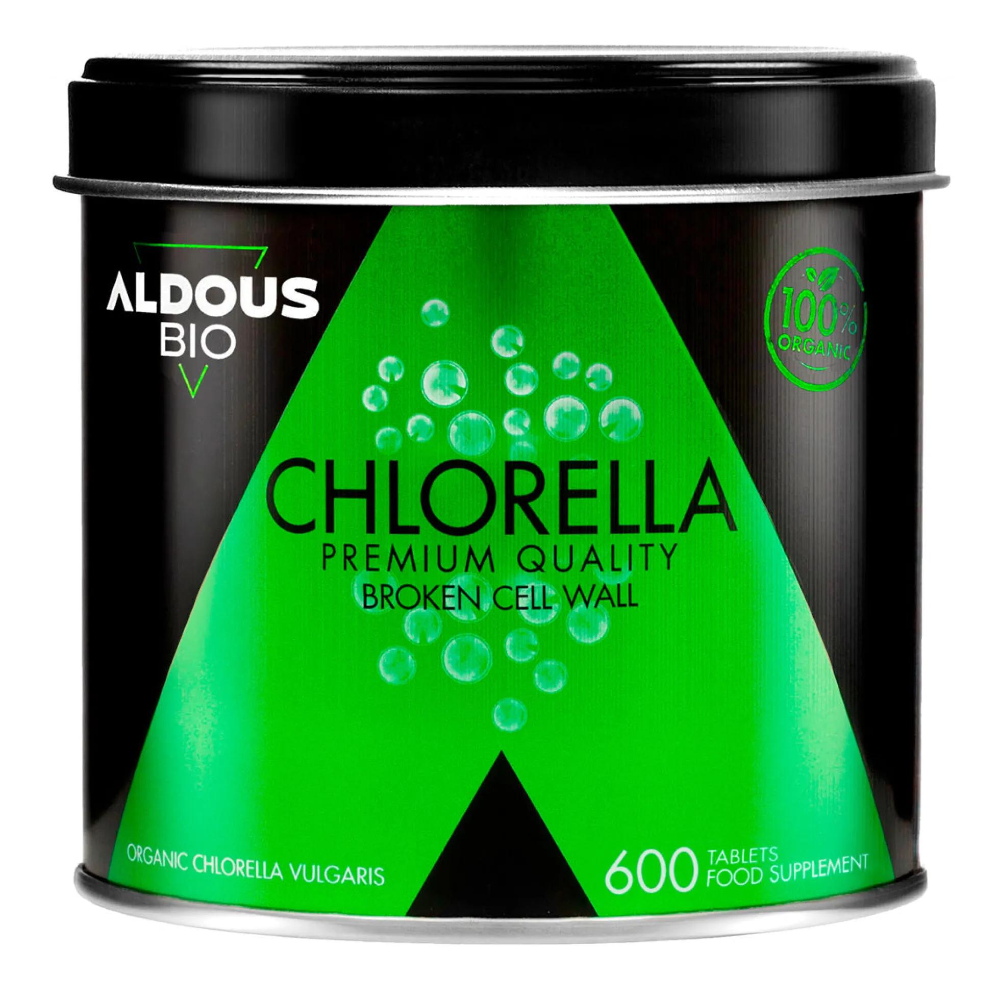 Chlorella Ecológica Premium, Aldous Bio, 600 comprimidos