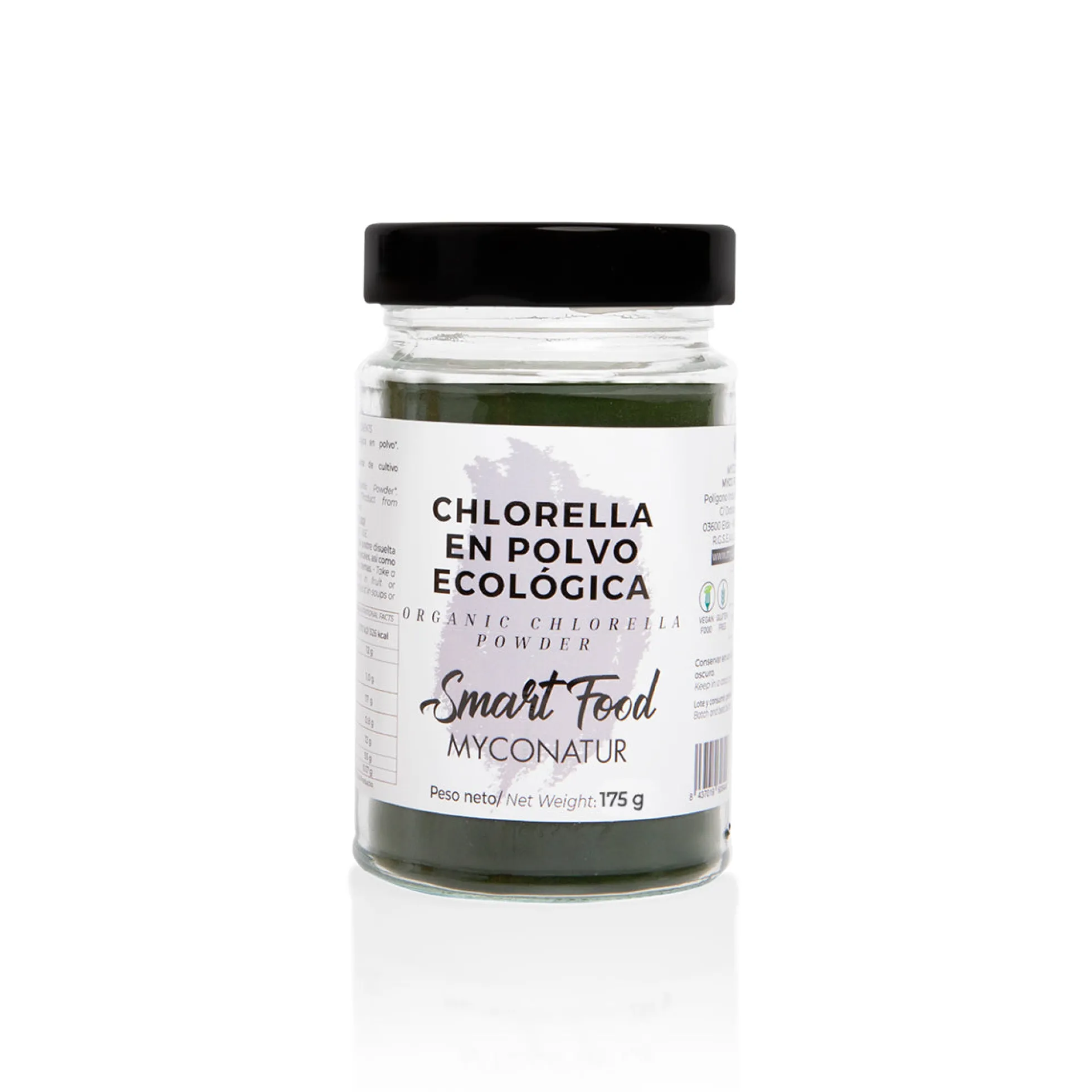 Chlorella En Polvo Ecológica Myconatur 175g